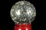 Polished Pyrite Sphere - Peru #98003-1